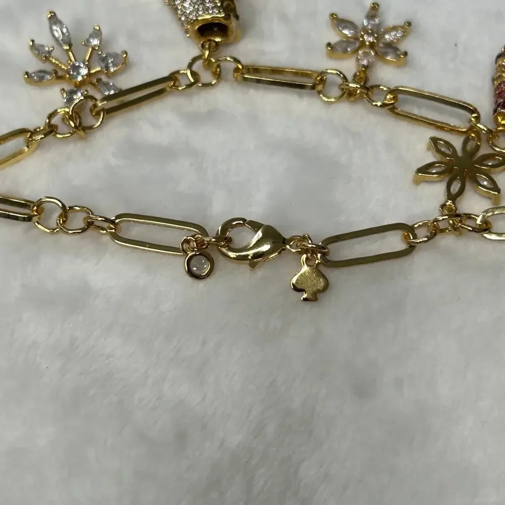New! Kate Spade New York Winter Snow Day Charm Bracelet - Picture 6 of 7